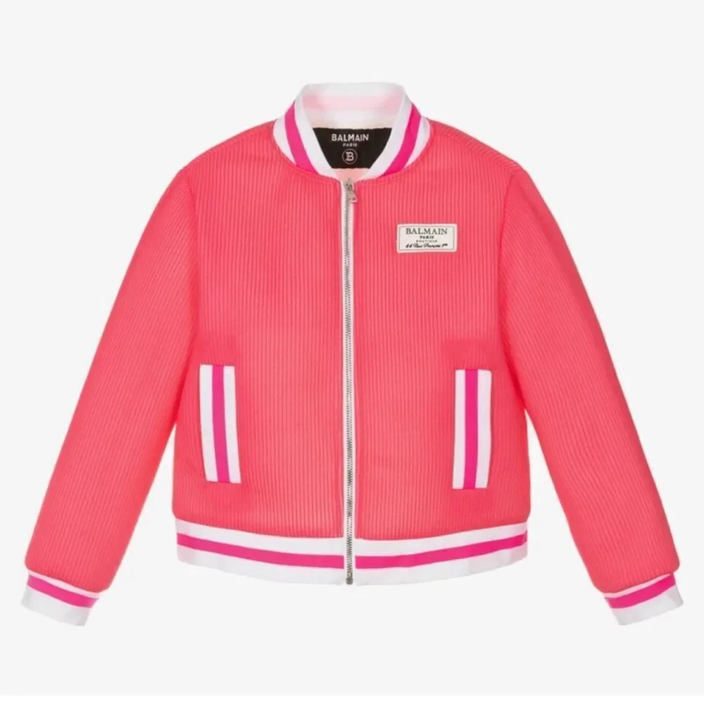 Balmain Kids Girls Pink Jacket
